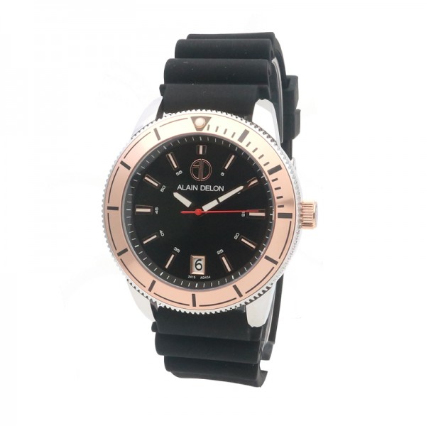 Alain Delon AD434-1372 Black Rosegold